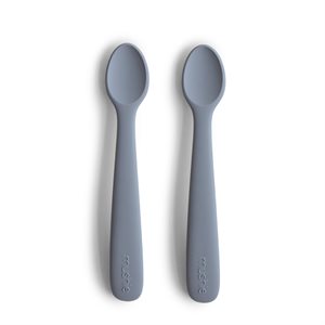 Mushie Silicone Feeding Spoons 2-pack - Tradewinds
